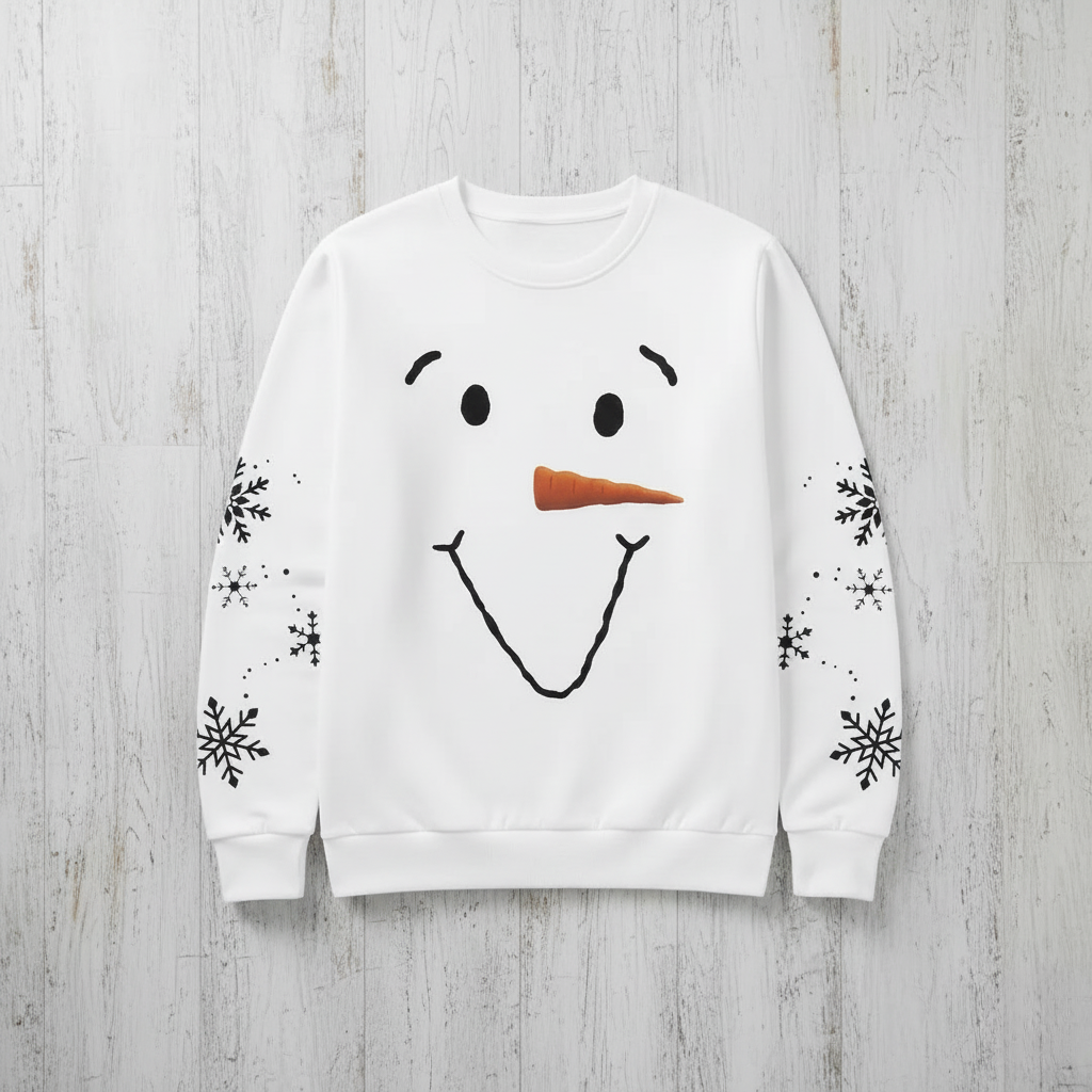 Freja™ | Vinterstrik med Snemandmotiv