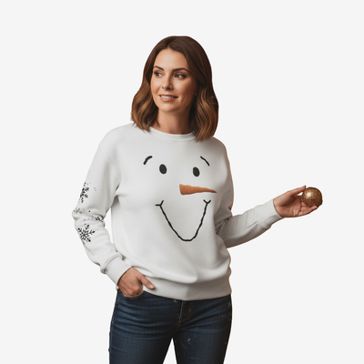 Freja™ | Vinterstrik med Snemandmotiv